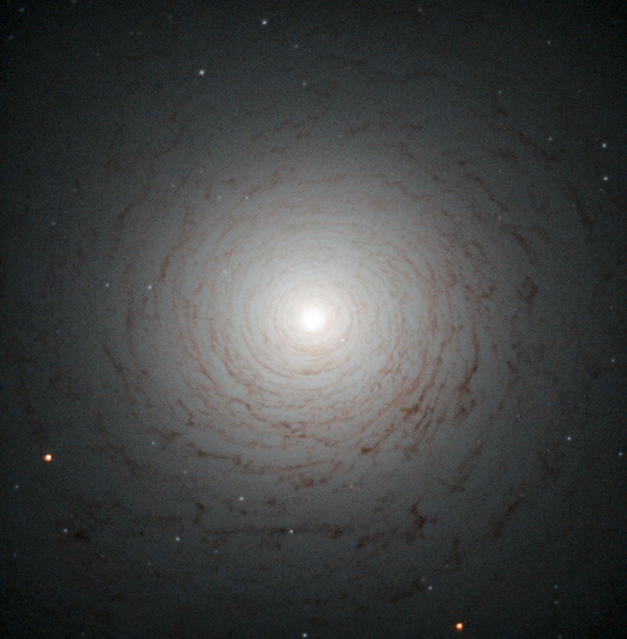 Hypnotic Space Spiral Imaged by Hubble Telescope
